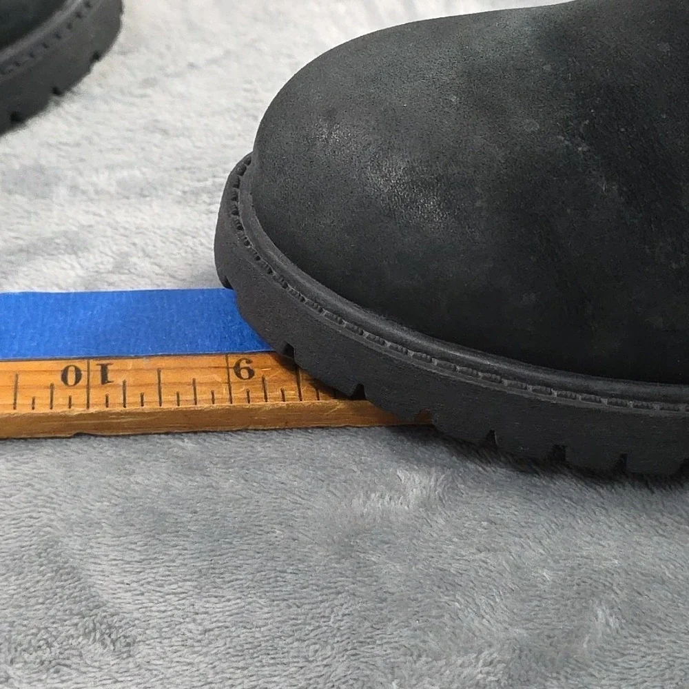 Timberland Premium Black Leather Boot US Size 1 M 12707 Youth‎